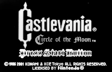 Circle of the Moon title screen