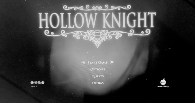 Hollow Knight title screen