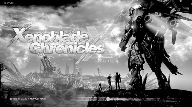 Xenoblade X title screen